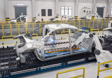 Automotive Production Line. TRIGO Japan Provides Quality inspection solutions for the transpotation sector.